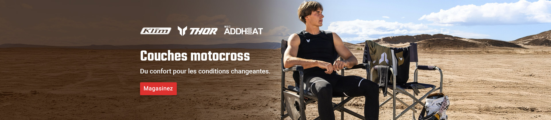 Couches motocross