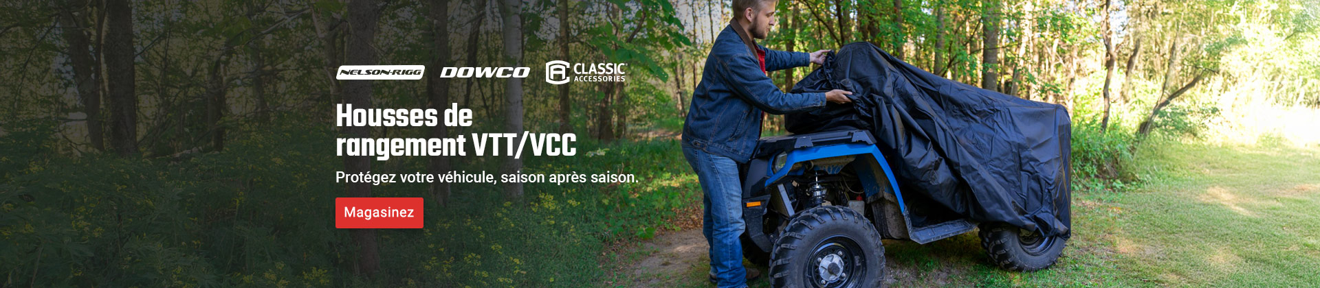 Housses de rangement VTT/VCC