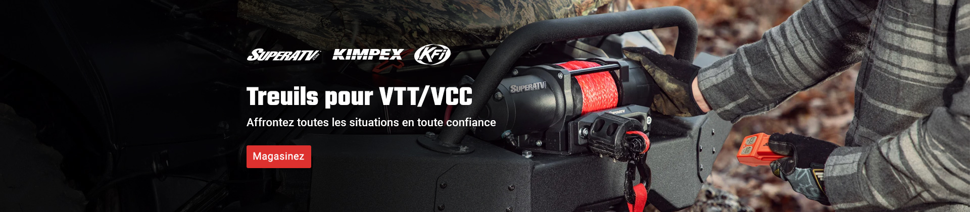 Treuils pour VTT/VCC