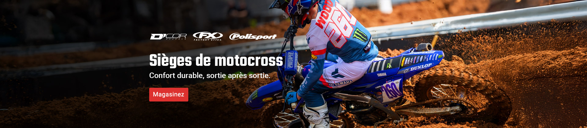 Sièges de motocross