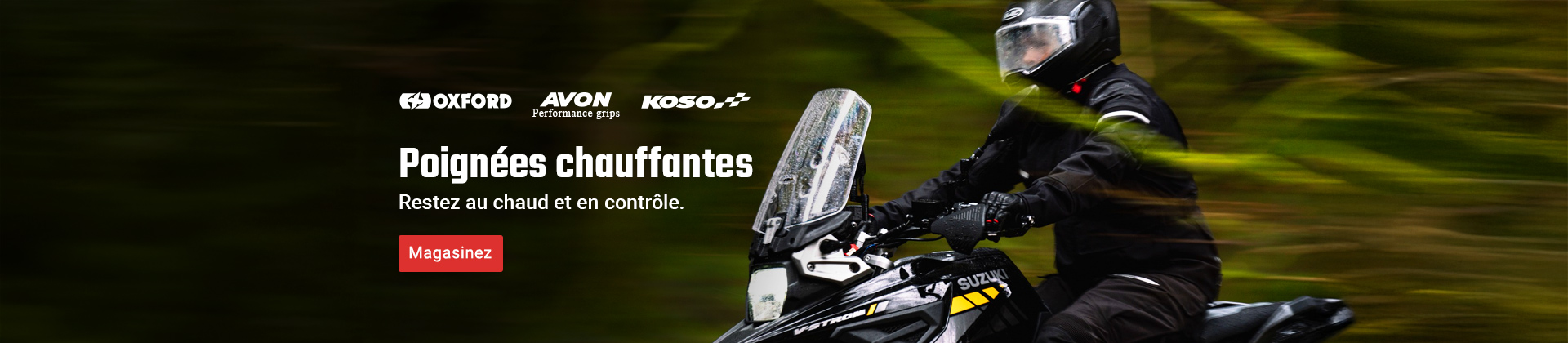 Poignées chauffantes