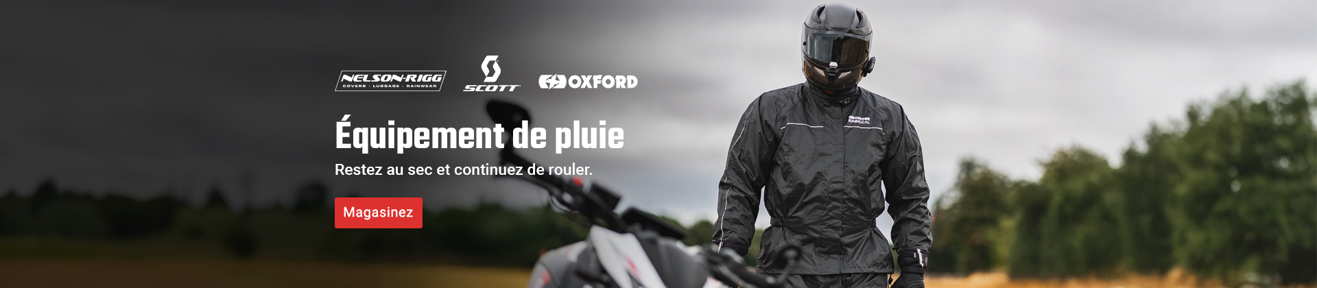Équipements de pluie