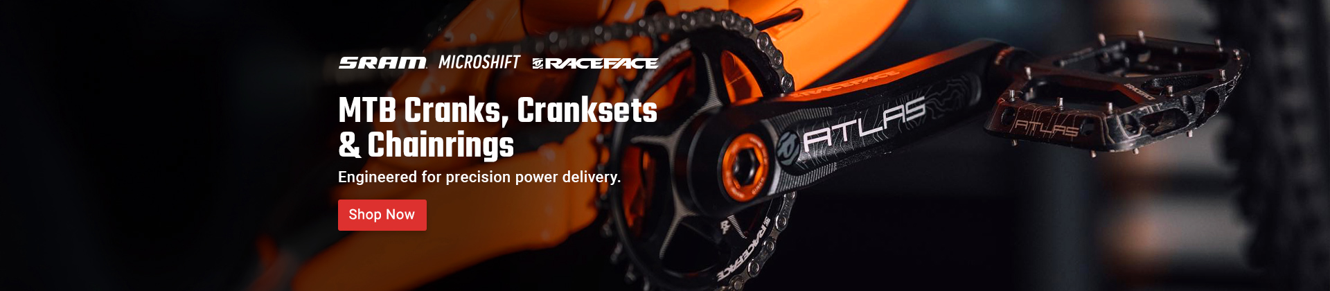MTB Cranks, Cranksets & Chainrings