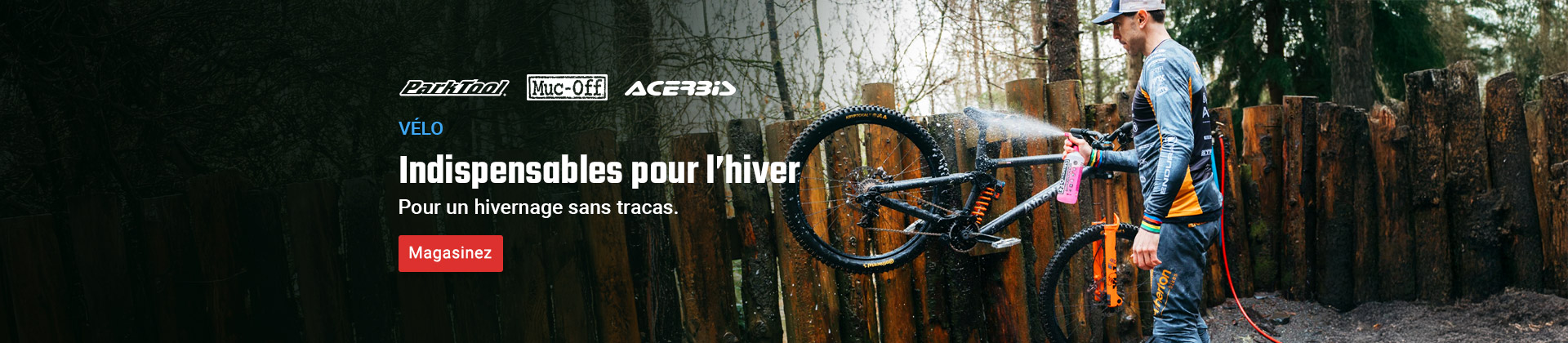 Indispensables pour l’hiver vélo