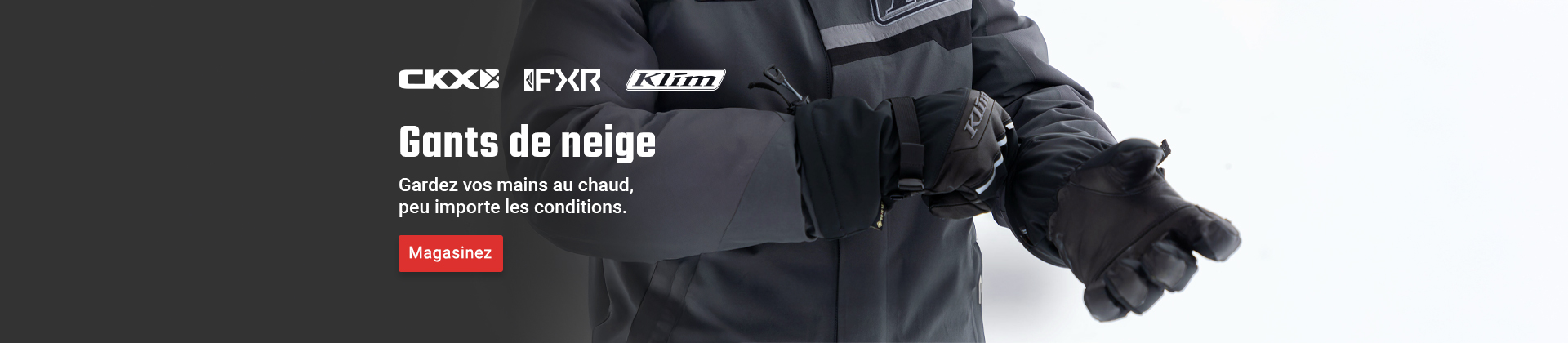 Gants de motoneige