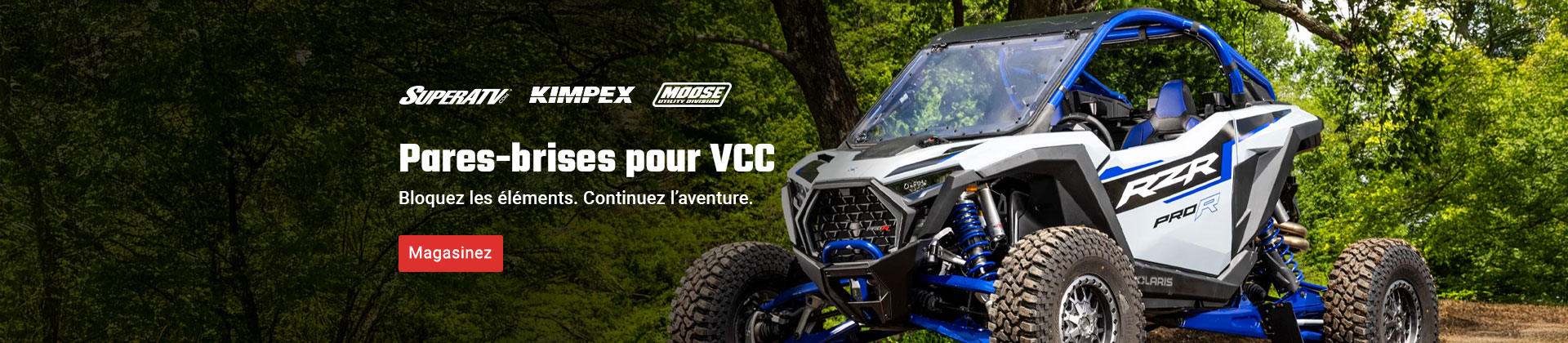 Pares-brises pour VCC