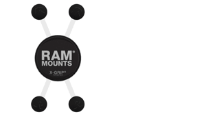 Support Passif RAM Mount RAP-HOL-UN7B - Fixation Robuste Noir - Fabriqué Aux États-Unis, Garantie à Vie
