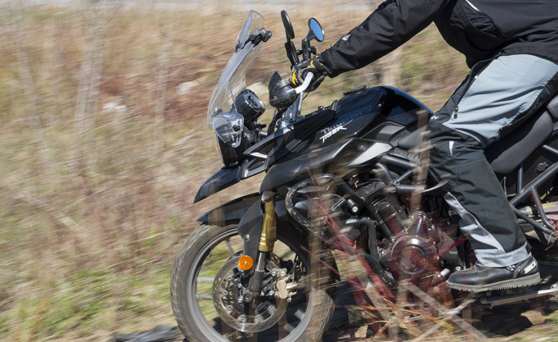 Triumph Tiger ADV Motorcycle at Moto Trail Aventure