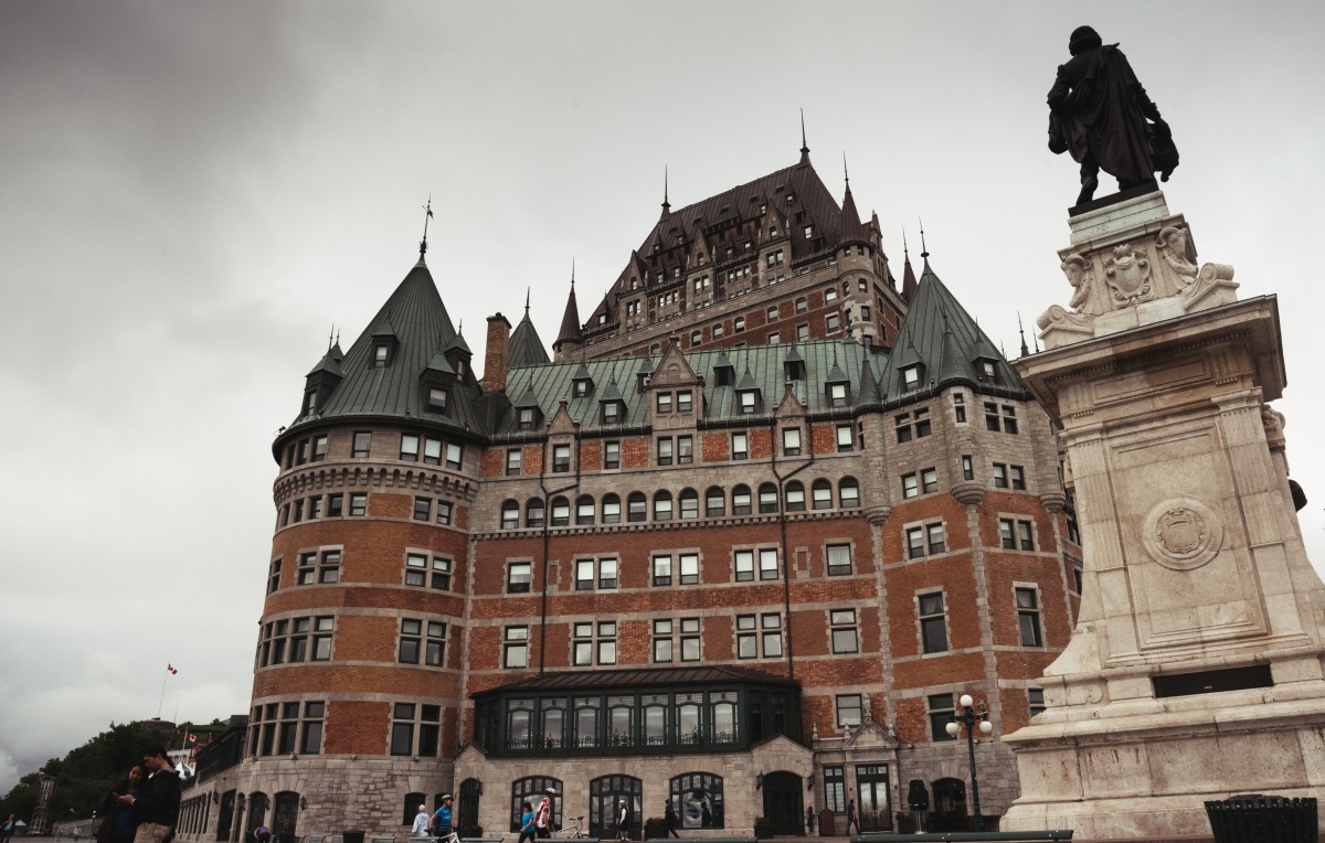 They say Château Frontenac is the most photographed hotel in the world. So we took a picture.