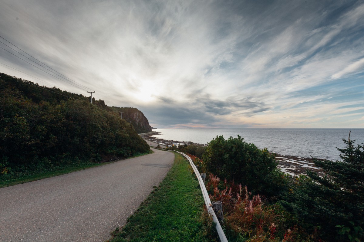 Looks like we picked a good time to rejoin the sea-side road. Highway 132 between Mont-Saint-Pierre and Rivière-la-Madeleine is easily the best section.