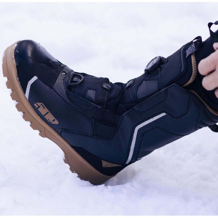 2025年 509 FIVE-O-NINE スノーモービル 防水 シングルボア ブーツ SABER SINGLE BOA BOOTS 黒 BLACK OPS US サイズ 11 新品未使用 509 Saber Single BOA Boots | FortNine Canada