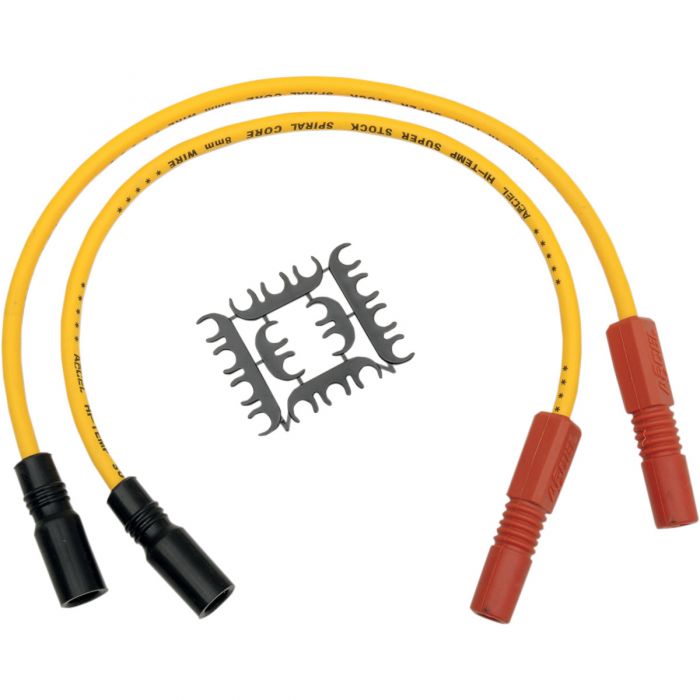 Accel S S Ferro Spiral Core Spark Plug Wire Yellow 171098 Y