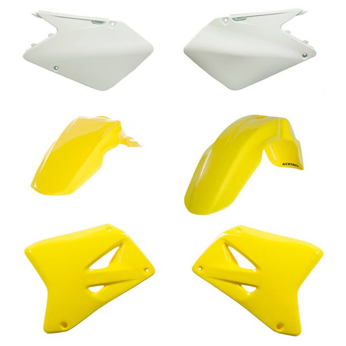 Image of : Acerbis Plastic Kit Original White/Yellow 07-08 - 2041150206