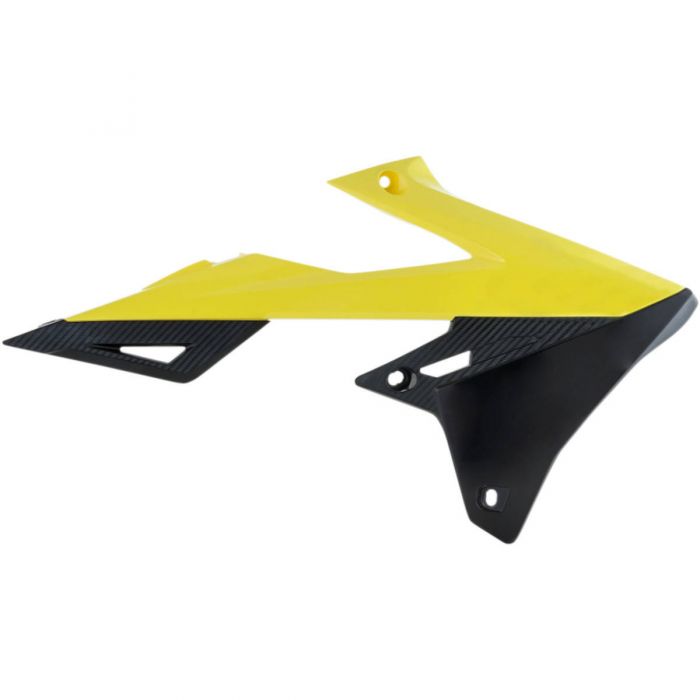 Acerbis Radiator Shrouds Yellow/Black 2686491017 FortNine Canada