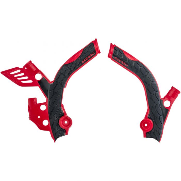 Acerbis X Grip Frame Guards Red Black Fortnine Canada