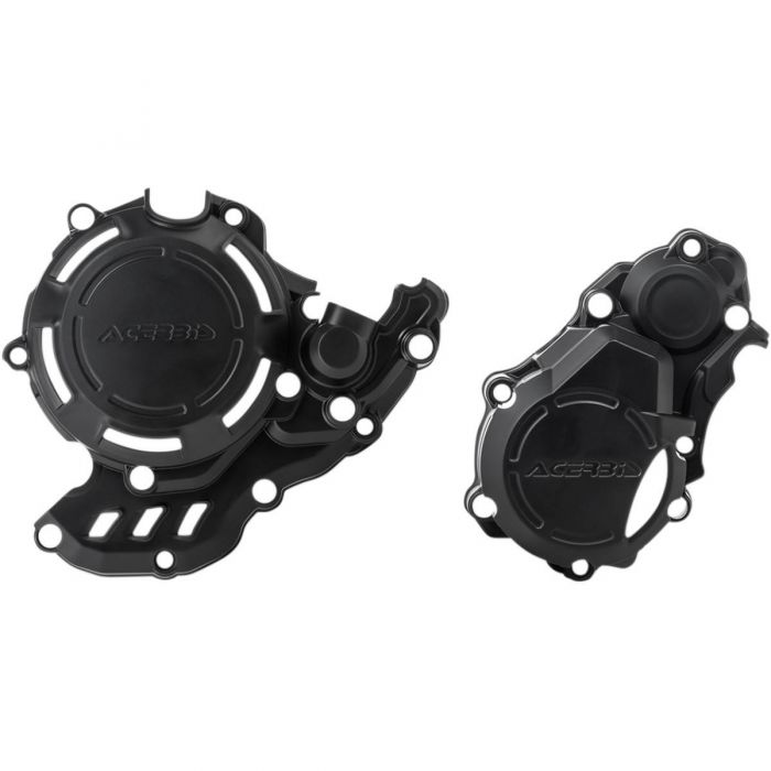 X-Power Engine Case Cover Kit Black CRF250R/RX-300RX 18-21 Acerbis (24435.090) main image 1