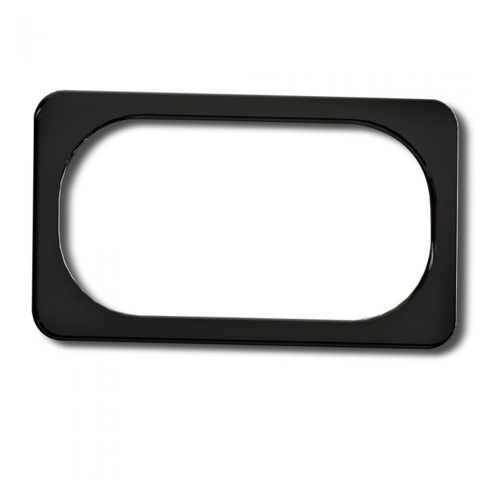 Arlen Ness Smooth License Plate Frame - Black - 12-148 | FortNine Canada