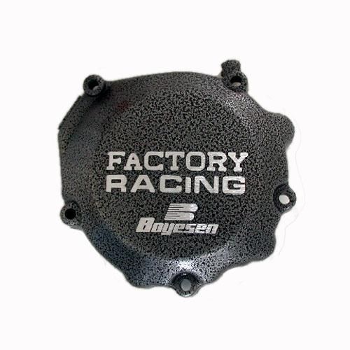 Boyesen クラッチカバー 01-13 YZ250F WR250F ボイセン Boyesen Factory Racing Ignition Cover Silver/Black - SC32 | FortNine