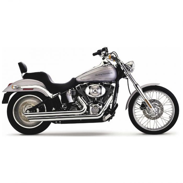 Image of : Cobra Speedster Exhaust with Powerport Slashdown - Chrome - 6850