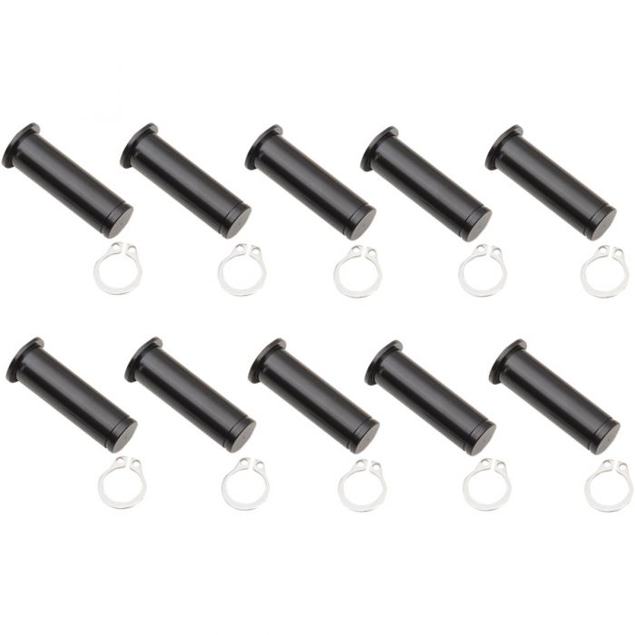 Image of : Drag Specialties Pivot Pin/Clip Kit Clutch Side - Black - 0617-0198