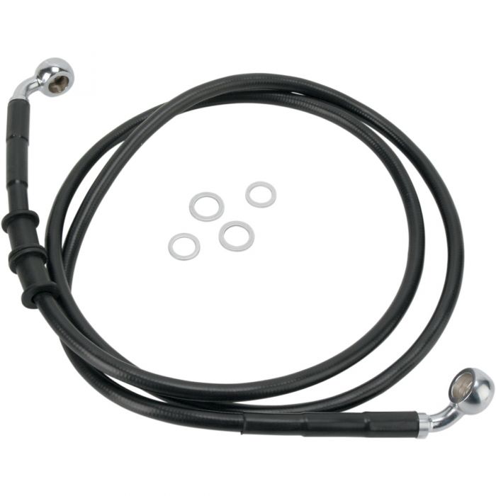 Drag Specialties Stainless Steel Front Brake Line Kit 48 1/8