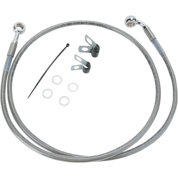 Image of : Drag Specialties Extended Length Front Brake Line Kit +10