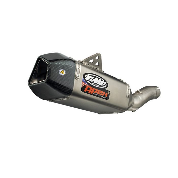 FMF Racing Apex Slip-On Exhaust Titanium Muffler - Carbon End Cap
