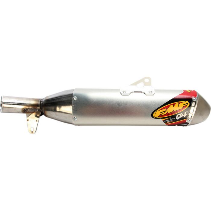 Image of : FMF Racing Q4 HEX Spark Arrestor Slip-On Exhaust - 041544 | Honda TRX450R 2004-2009