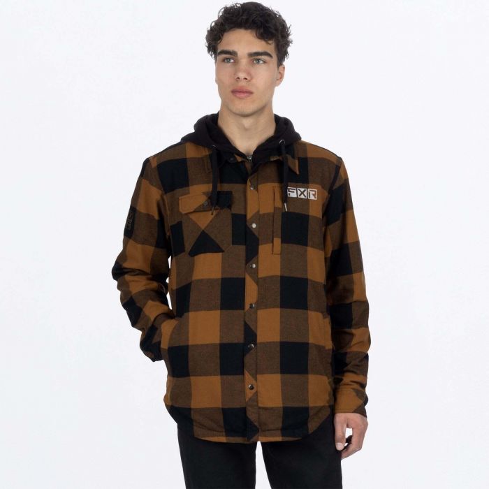 Fxr timber clearance plaid insulated jacket