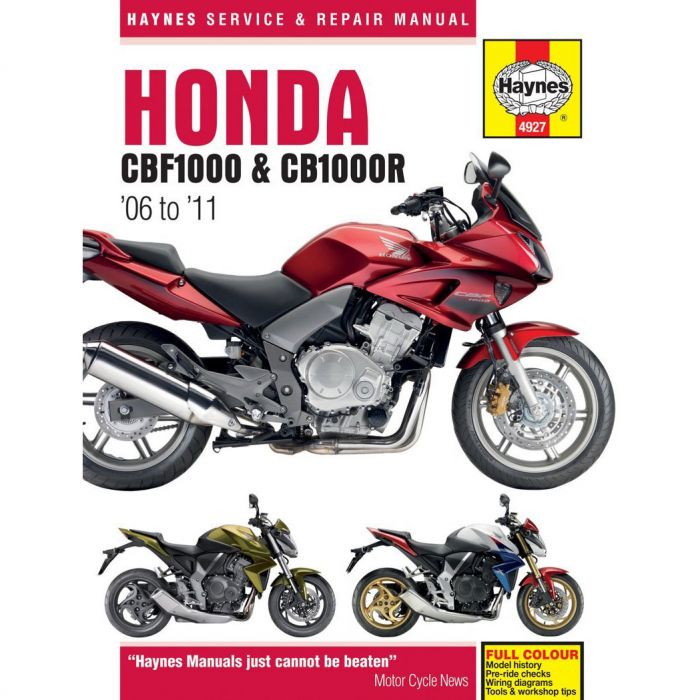 Haynes Repair Manual - Honda CBF1000/CV1000R - 4927 | FortNine