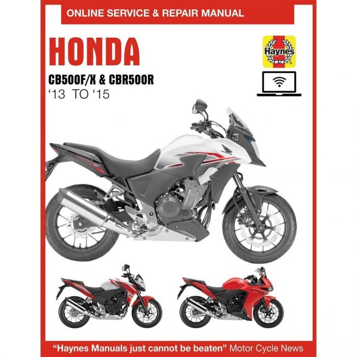 Haynes Repair Manual Honda CB500F/X/CBR500R 6301 FortNine Canada