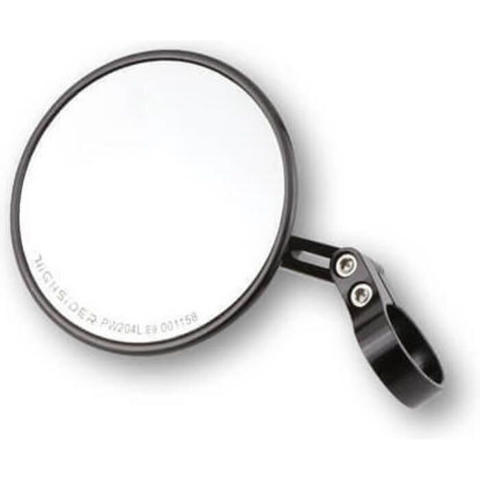 Highsider Wave Mirror - Black/Red Handlebar 301-4902 main image 0