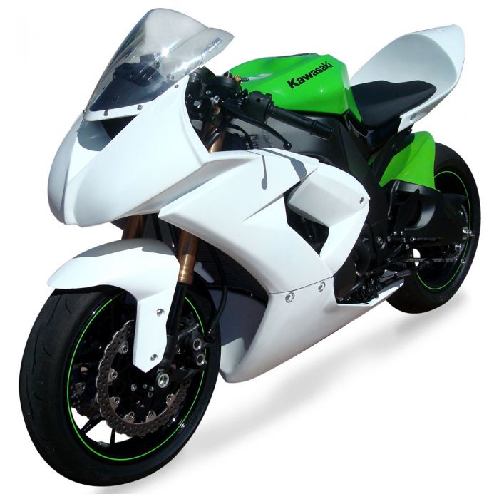 Image of : Hotbodies Race Bodywork Complete Set - 50801-1300 | Kawasaki Ninja ZX-10R 2008-2010