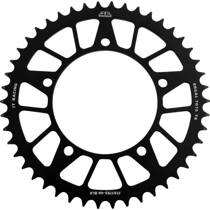 JT RaceLite Aluminum Rear Sprocket 46T 520 Black JTA1793 46BLK