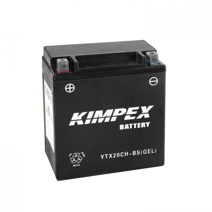 Kimpex Factory Activated Maintenance Free Gel Battery YTX20CH-BS ...