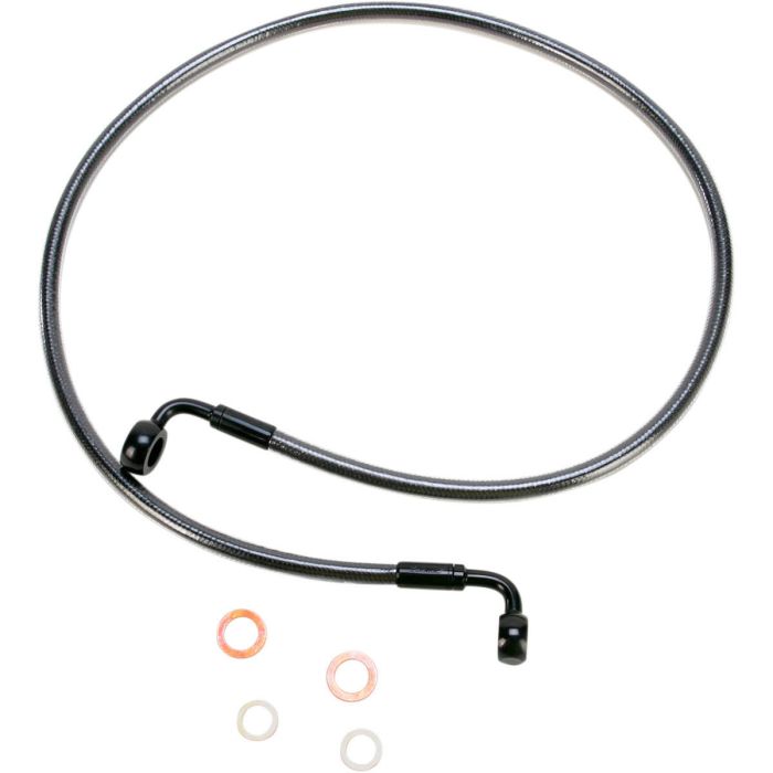 MAO　0418 Magnum E-Z Align Front Brake Line - Black Pearl - 50