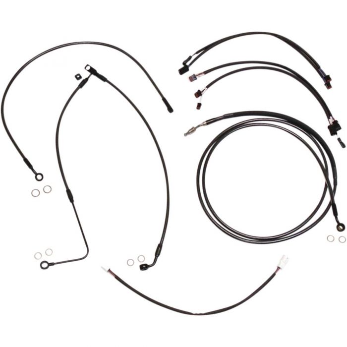 Magnum Black Pearl Handlebar Installation Kit 12 - 14