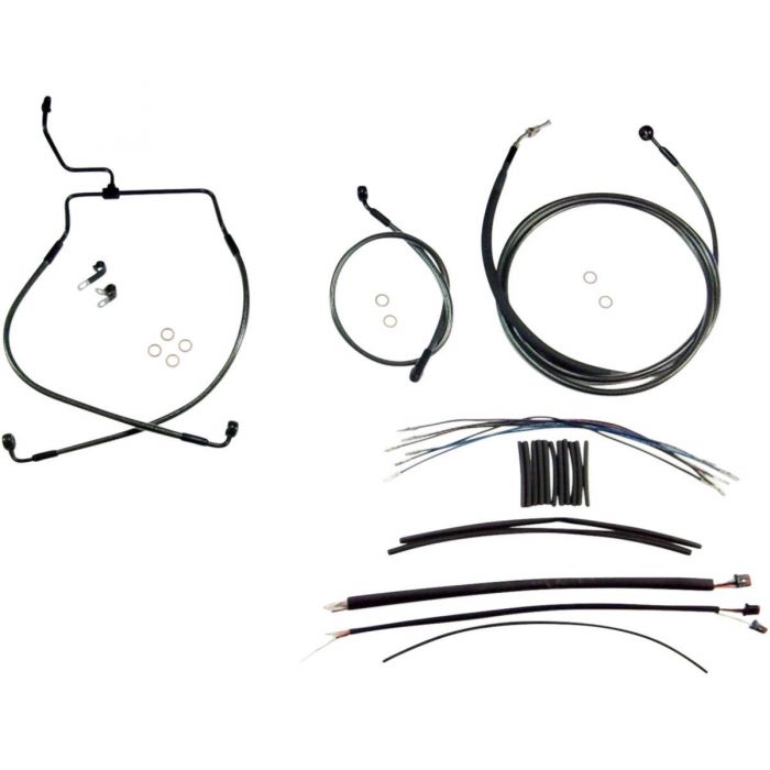 Magnum Black Pearl Handlebar Installation Kit 12 14" Apes (NonABS) 487541 FortNine Canada