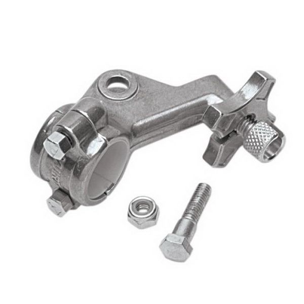 Motion Pro Clutch Perch Assembly With Hot Start Lever - Polished Aluminum, OEM Style