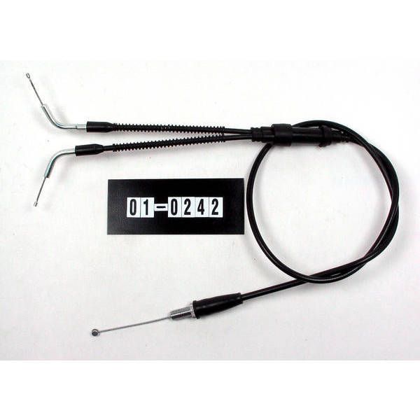 Image of : Motion Pro Throttle Cable Black Vinyl 2into1 - 01-0242 | Yamaha Banshee 350 1987-2006