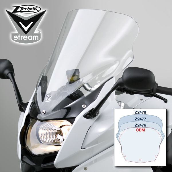ZTechnik VStream+ Touring Windshield for F800GT - Z2478 | FortNine