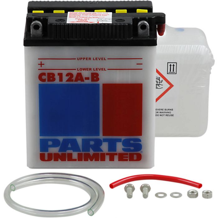 Parts Unlimited Heavy Duty Conventional Battery (Acid Sold Separately ...