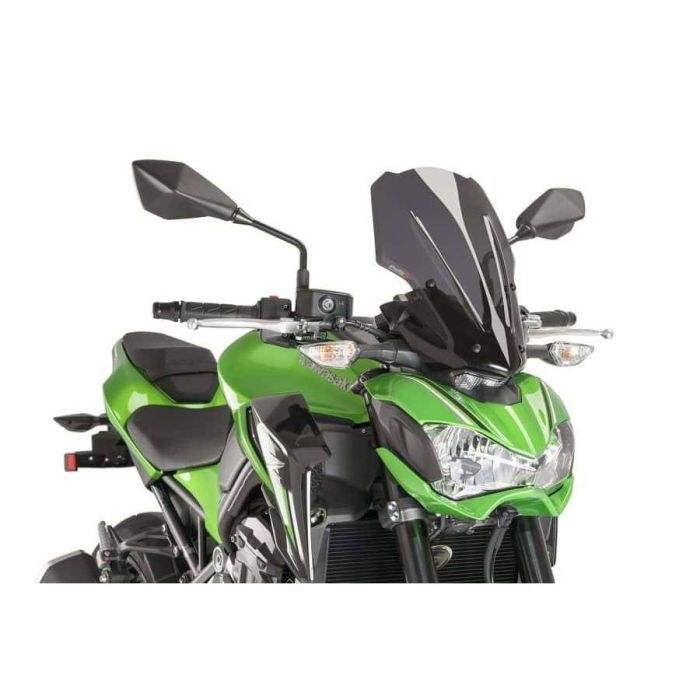 Puig New Generation Windshield Touring - Black - 9392N | Kawasaki