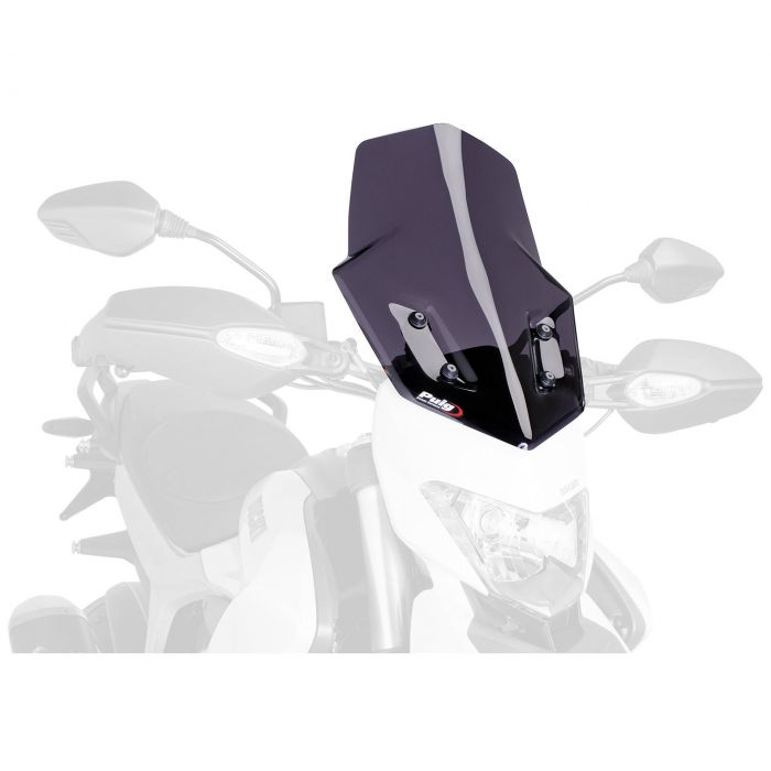 PUIG PARE-BRISE Z-RACING Kawasaki Ninja H2 SX 2022-2024 Fumée Sombre