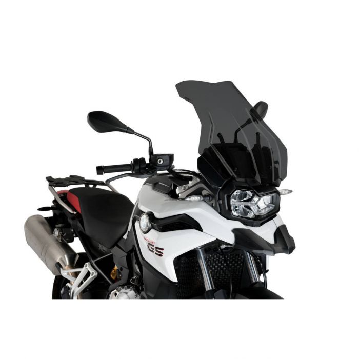 Image of : Puig Touring Windshield Dark Smoke - 9770F | BMW F750GS 2018-2021