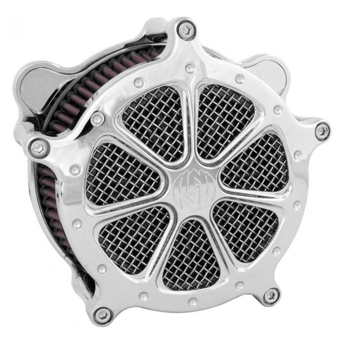 Roland Sands Venturi Air Cleaner Speed 7 - Chrome (Cable Throttle