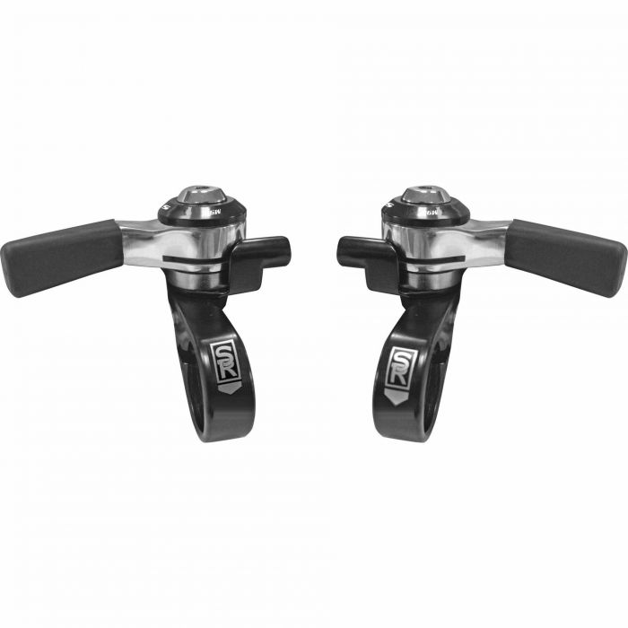 SunRace Trigger Shifter SLM96 Links - 2/3-voudig Thumb Shifter Voor MTB En Trekking