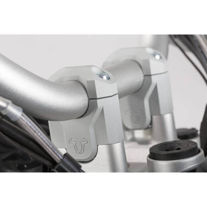 Image of : SW-Motech Handlebar Risers Silver - 40 mm - LEH.07.039.12401/S