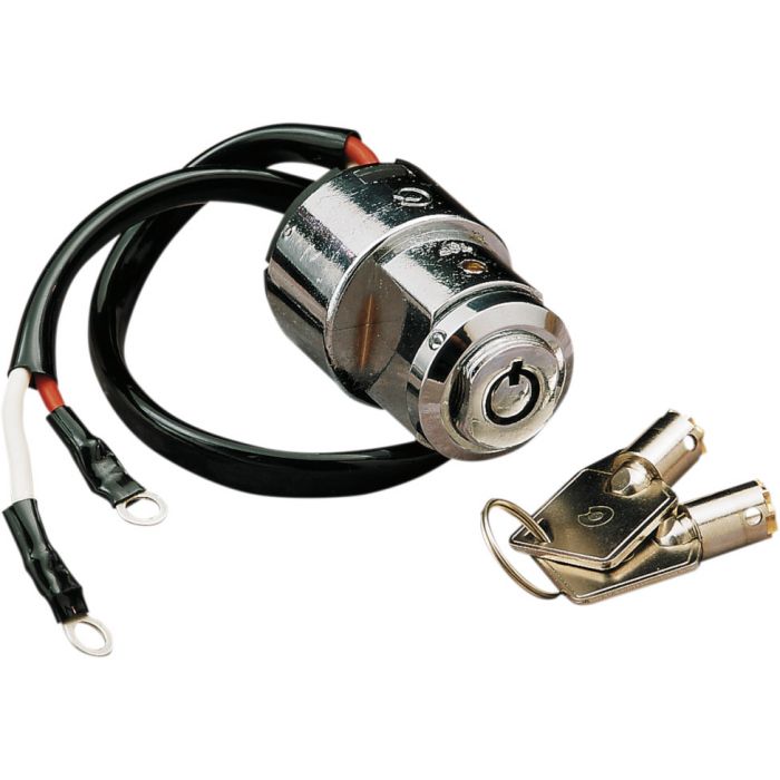 【RT-179227】① Drag Specialties Round Key Ignition Switch - DS272113 | FortNine