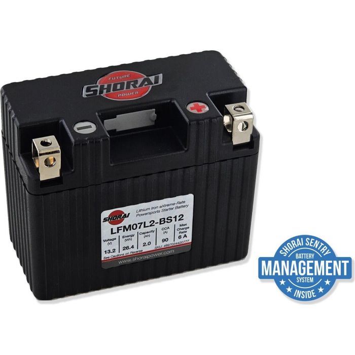 Image of : Shorai LFM Litium Battery - LFM07L2-BS12